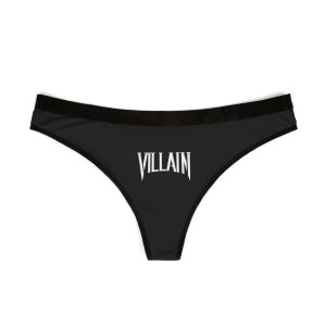 Villain Black Thong