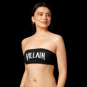 Black Villain bikini top